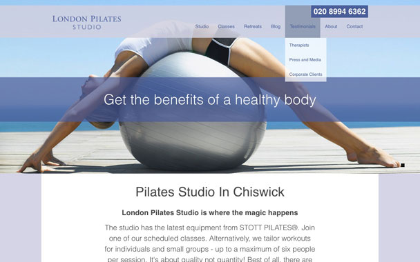 pilates website london