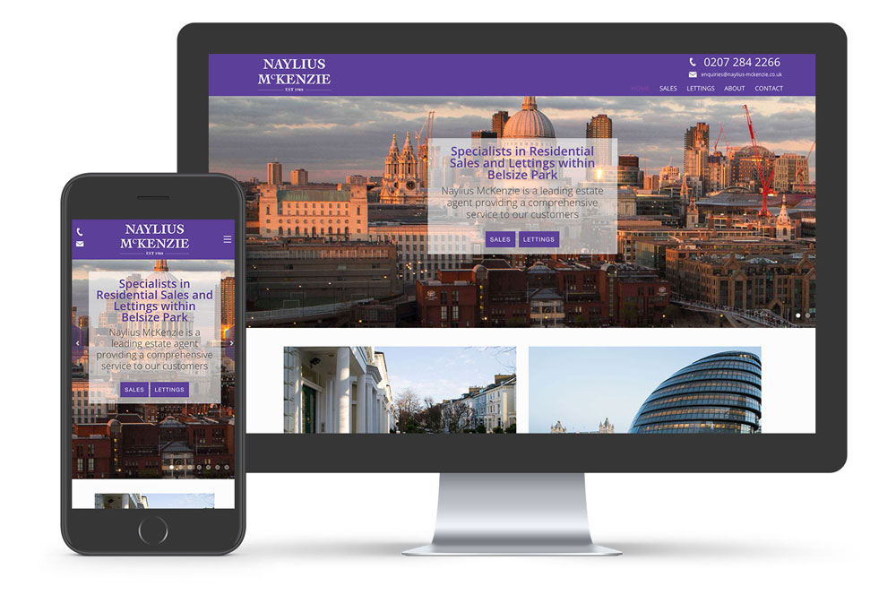 estate agent website design